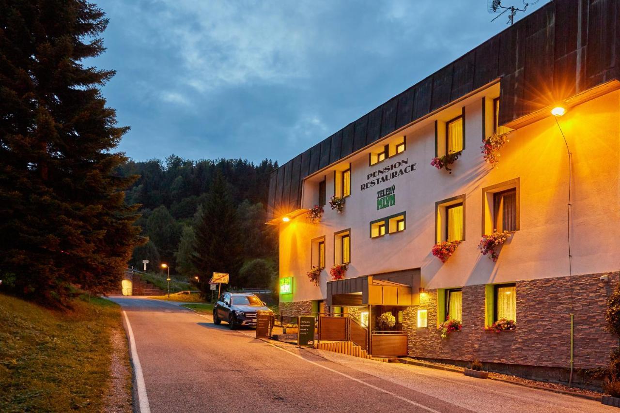 Pension & Restaurace Zeleny Mlyn Zacler Exterior photo